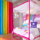 Image for article titled Would You Live in the Rainbow Explosion That Is the Hotels.com Lisa Frank SponCon Flat?